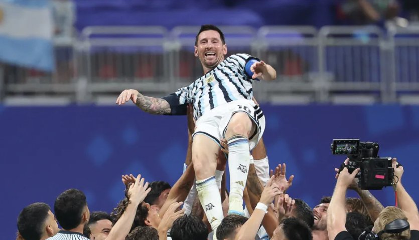 Prestianni convocado para a despedida de Messi da selecção argentina